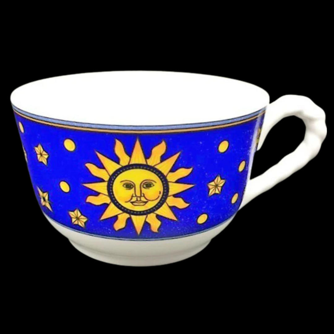 Villeroy & Boch Paloma Picasso Sun, Moon and Stars: Teetasse / Tasse blau (7120948297865)