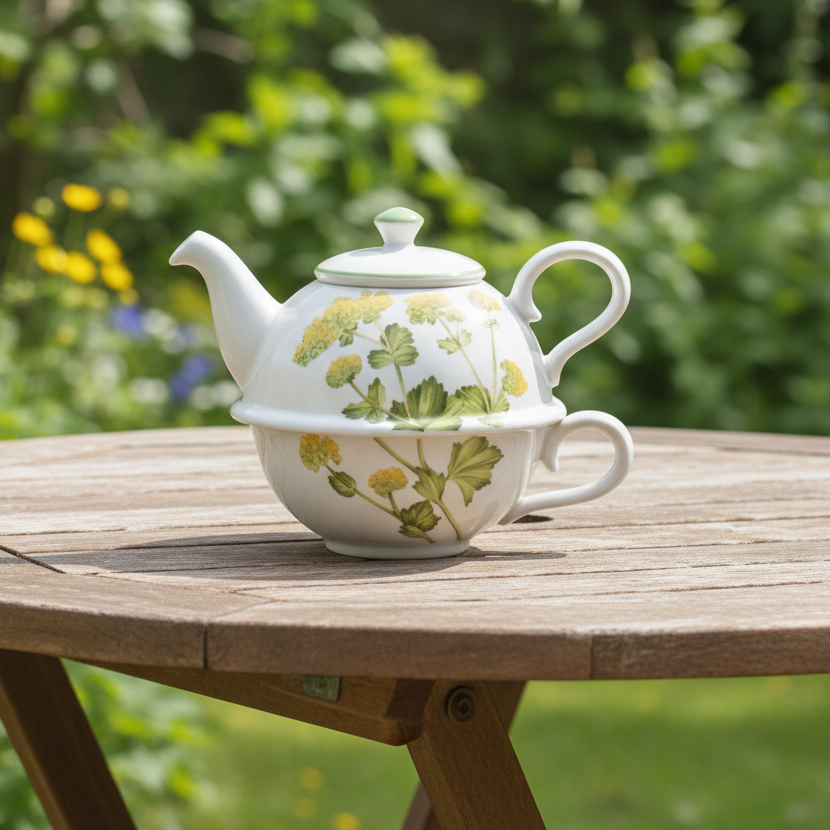 Villeroy & Boch Althea Nova: Tea for one / Teekanne mit Tasse - neu