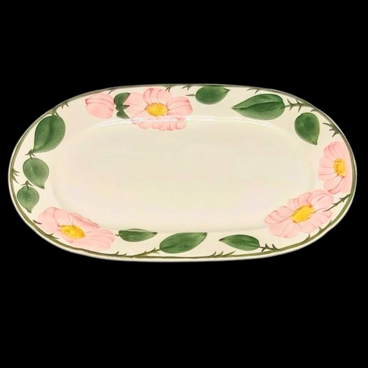 Villeroy & Boch Wildrose: Fleischplatte / Platte 37 x  25,5 cm - neu (7120888823945)