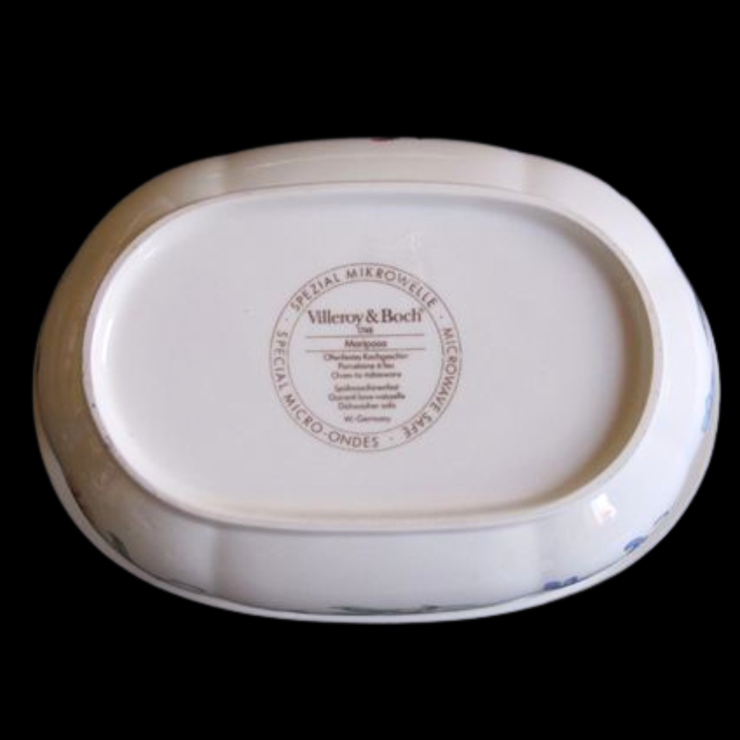 Villeroy & Boch Mariposa: Auflaufform / Ofenform mit Deckel / Kochgeschirr - selten (7120851501193)