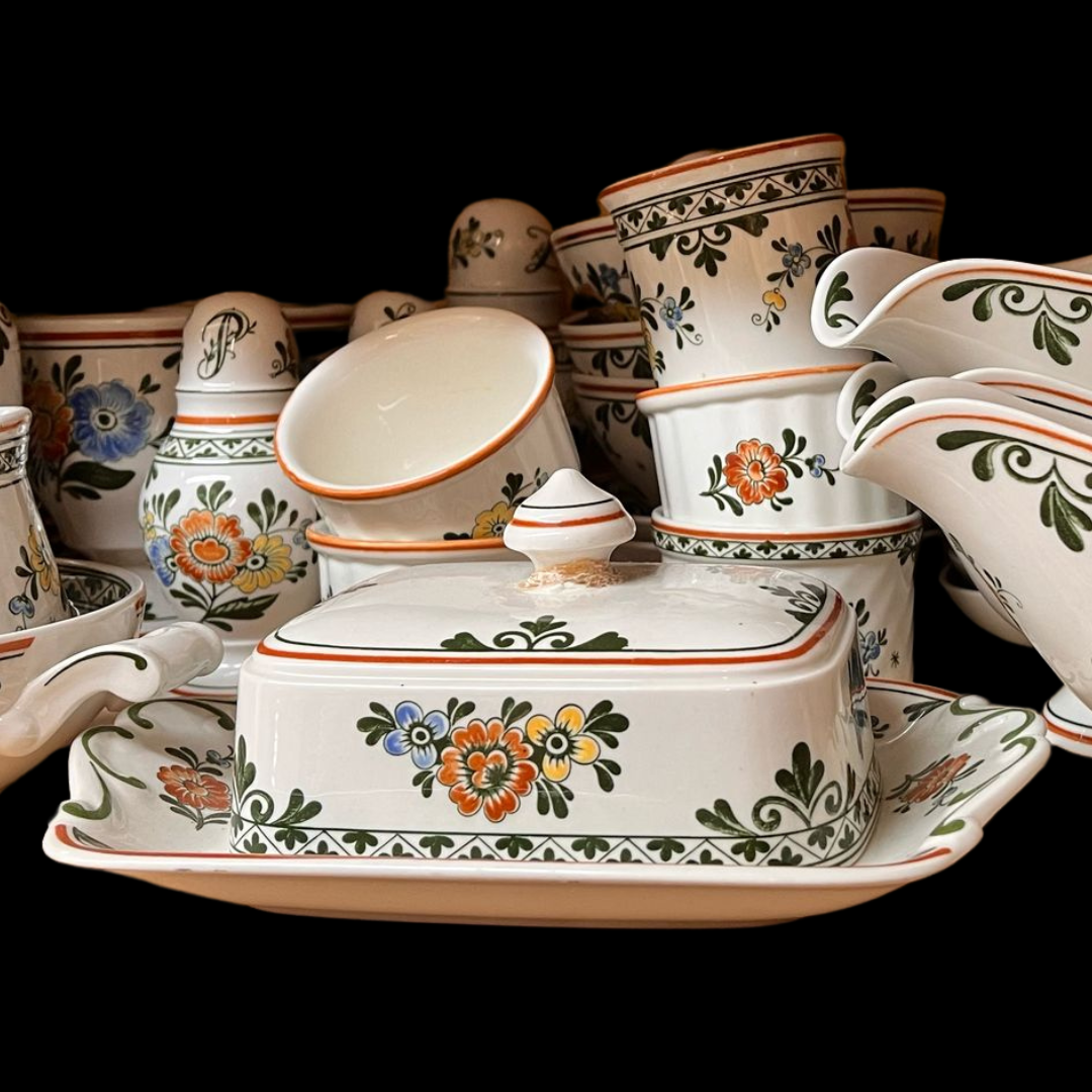 Villeroy & Boch Alt Amsterdam: Butterdose mit Deckel - Beschreibung (14867850953028)