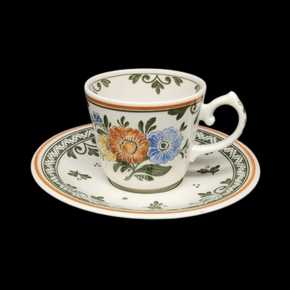 Villeroy & Boch Alt Amsterdam: Mokkatasse / Espressotasse mit Unterteller - neu (15281730126148)