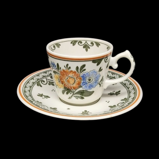 Villeroy & Boch Alt Amsterdam: Mokkatasse / Espressotasse mit Unterteller - neu (15281730126148)