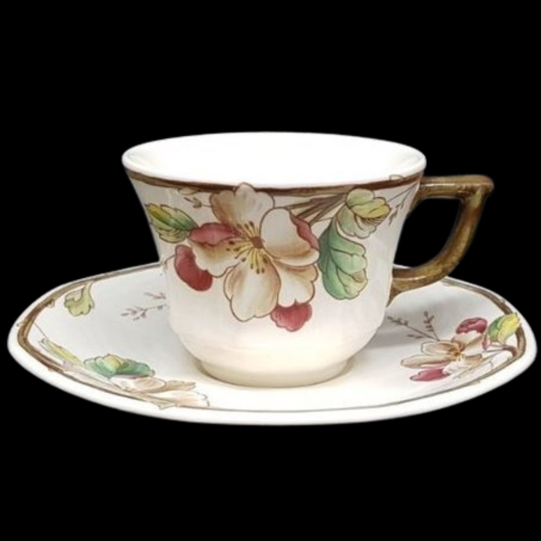 Villeroy & Boch Portobello: Kaffeetasse / Tasse mit Unterteller - neu (15239646970180)