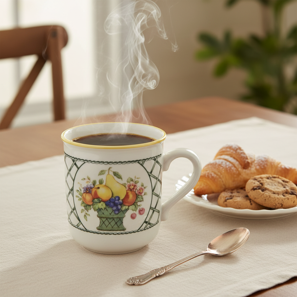 Villeroy & Boch Basket: Henkelbecher / Kaffeebecher / hohe Kaffeetasse
