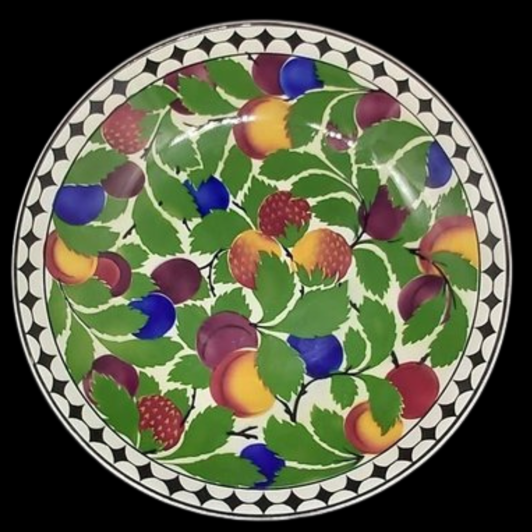 Villeroy & Boch Wallerfangen Pflaumendekor / Früchtedekor: Obstschale / Obstschüssel - ca 29 cm (7120788095113)
