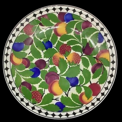 Villeroy & Boch Wallerfangen Pflaumendekor / Früchtedekor: Obstschale / Obstschüssel - ca 29 cm (7120788095113)