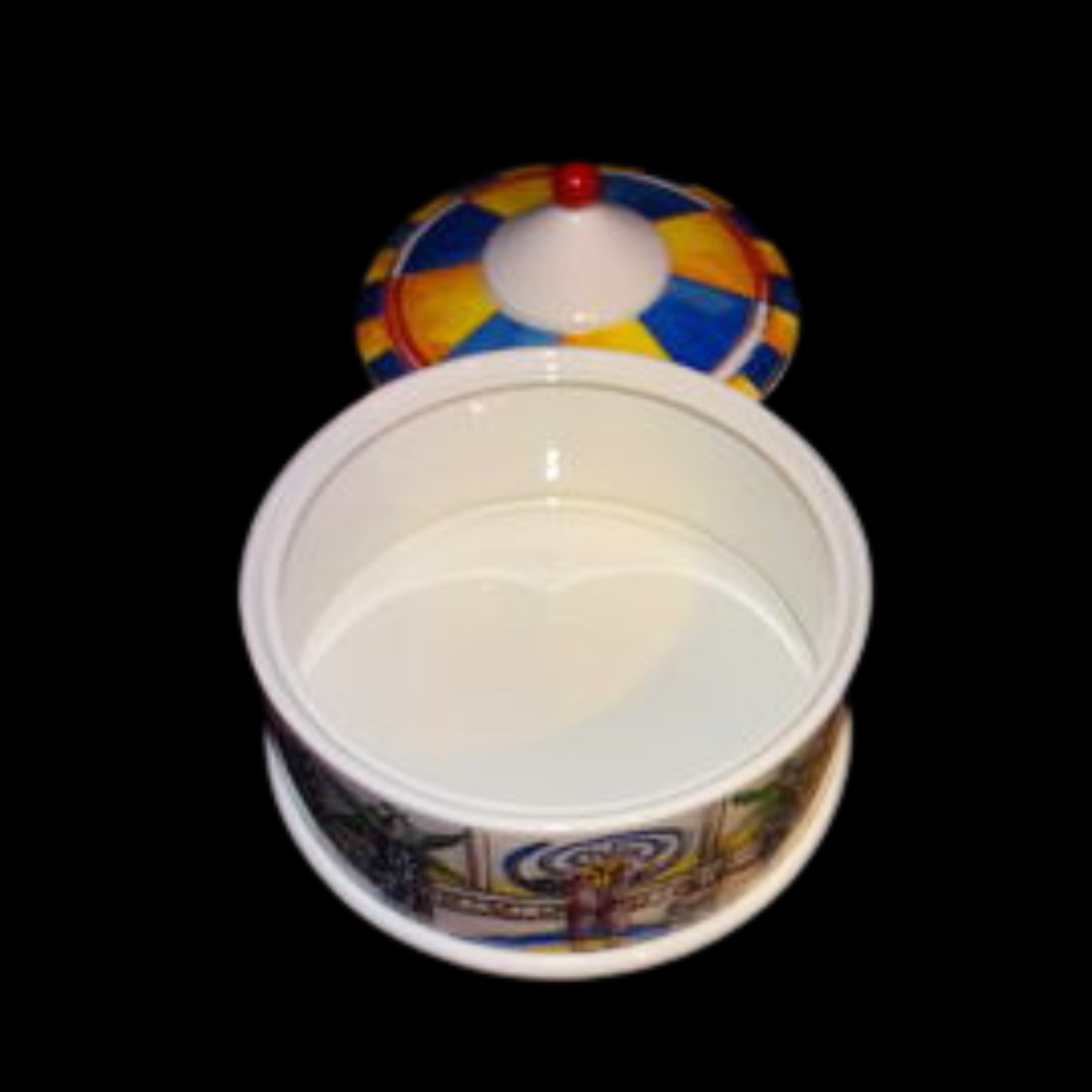 Villeroy & Boch Rolf Knie Zirkus: Deckeldose / Dose mit Deckel (7120702406793)