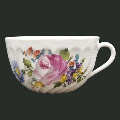 Nymphenburg Welle gerippt: Teetasse / Tasse - Motiv 4 (7121050927241)