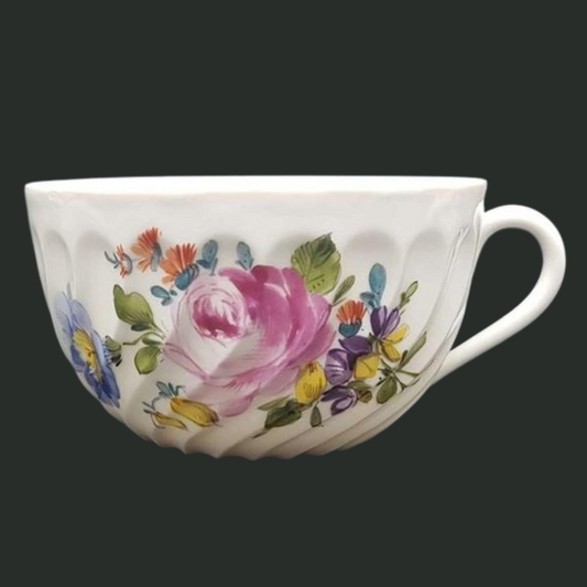 Nymphenburg Welle gerippt: Teetasse / Tasse - Motiv 4 (7121050927241)