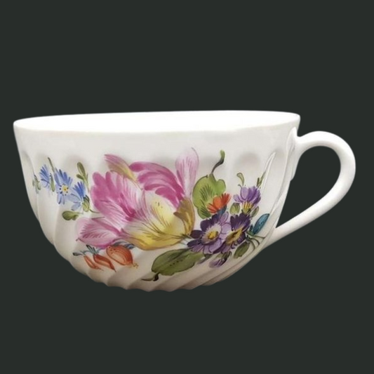 Nymphenburg Welle gerippt: Teetasse / Tasse - Motiv 8 (7121051517065)
