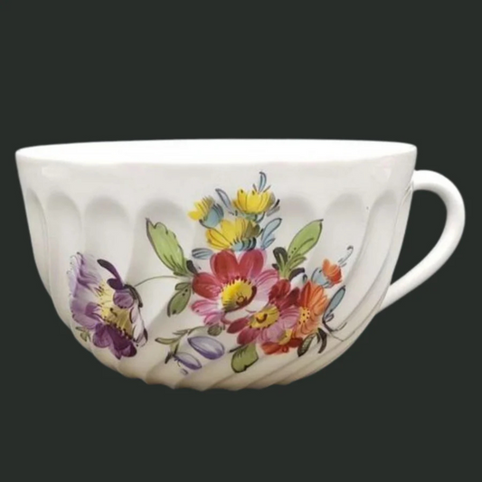 Nymphenburg Welle gerippt: Teetasse / Tasse - Motiv 10 (7121051910281)
