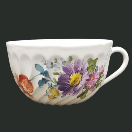 Nymphenburg Welle gerippt: Teetasse / Tasse - Motiv 9 (7121051648137)