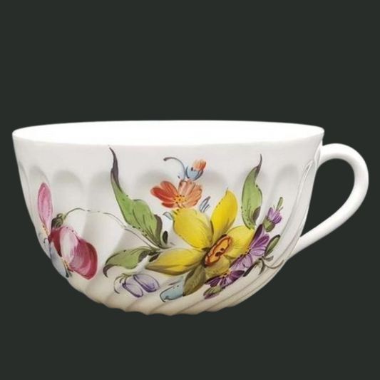 Nymphenburg Welle gerippt: Teetasse / Tasse - Motiv 1 (7121050108041)