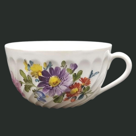 Nymphenburg Welle gerippt: Teetasse / Tasse - Motiv 2 (7121050370185)