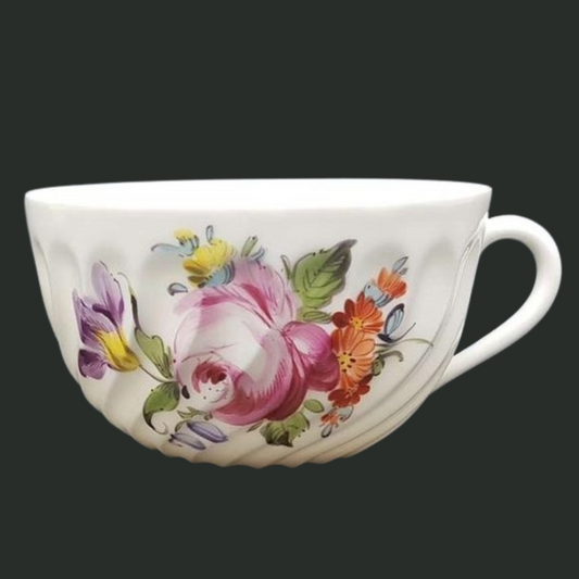 Nymphenburg Welle gerippt: Teetasse / Tasse - Motiv 7 (7121051451529)