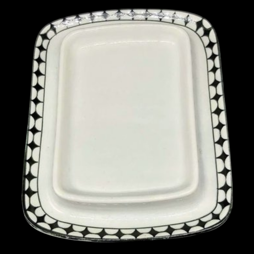 Villeroy & Boch Wallerfangen: Butterdose mit Pflaumendekor / Früchtedekor (7120703193225)