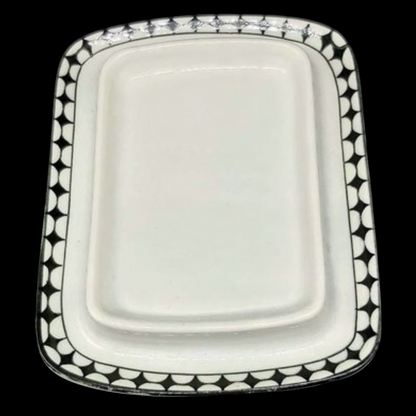 Villeroy & Boch Wallerfangen: Butterdose mit Pflaumendekor / Früchtedekor (7120703193225)