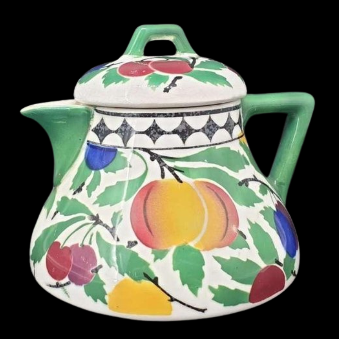 Villeroy & Boch Wallerfangen Pflaumendekor: Kännchen / Kanne mit Deckel (7121063968905)
