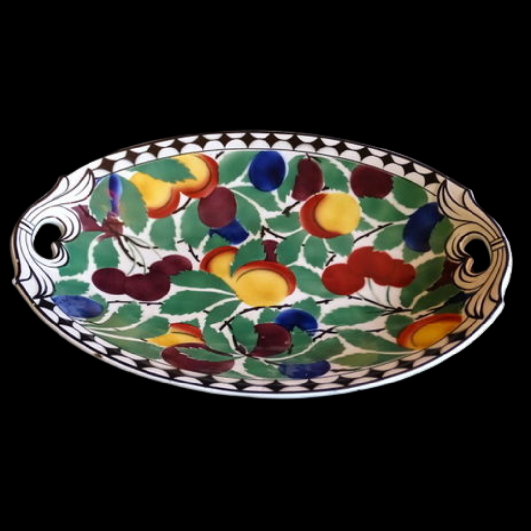 Villeroy & Boch Pflaumendekor: Obstschale / Schale - ca 31 cm (7120901800073)