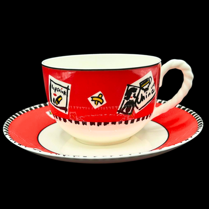 Villeroy & Boch Paloma Picasso A Day in the Life: Jumbotasse / Cappuccinotasse mit Ut (8867363488068)