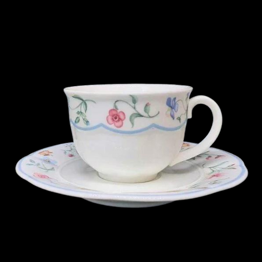 Villeroy & Boch Mariposa: Mokkatasse / Espressotasse mit Unterteller (7121049321609)