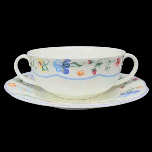 Villeroy & Boch Mariposa: Suppentasse mit Unterteller (7121049452681)