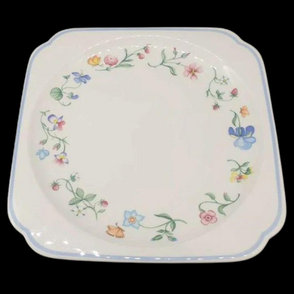Villeroy & Boch Mariposa: Mikrowellenteller / mikrowellengeeigneter Teller, viereckig