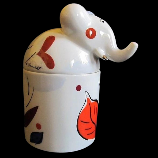 Villeroy & Boch Animal Park: Marmeladedose Jam Jumbo / Deckeldose Elefant (7120861134985)