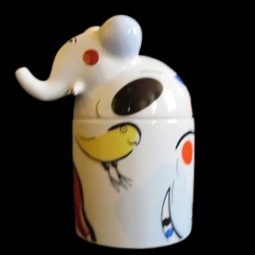 Villeroy & Boch Animal Park: Marmeladedose Jam Jumbo / Deckeldose Elefant (7120861134985)