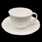 Villeroy & Boch Damasco weiß: Kaffeetasse / Teetasse / Tasse mit Unterteller (7120876077193)