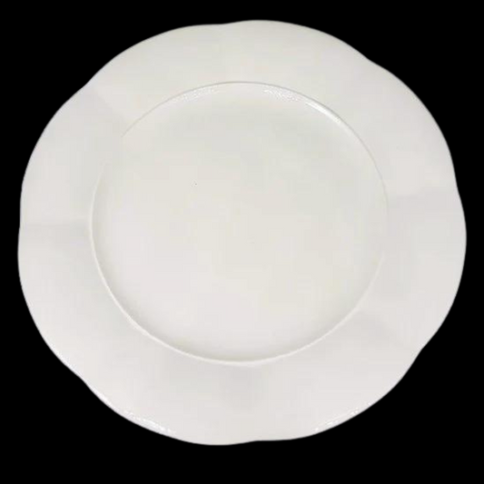 Villeroy & Boch Damasco weiß: Speiseteller / flacher Teller - gebraucht (7120876175497)