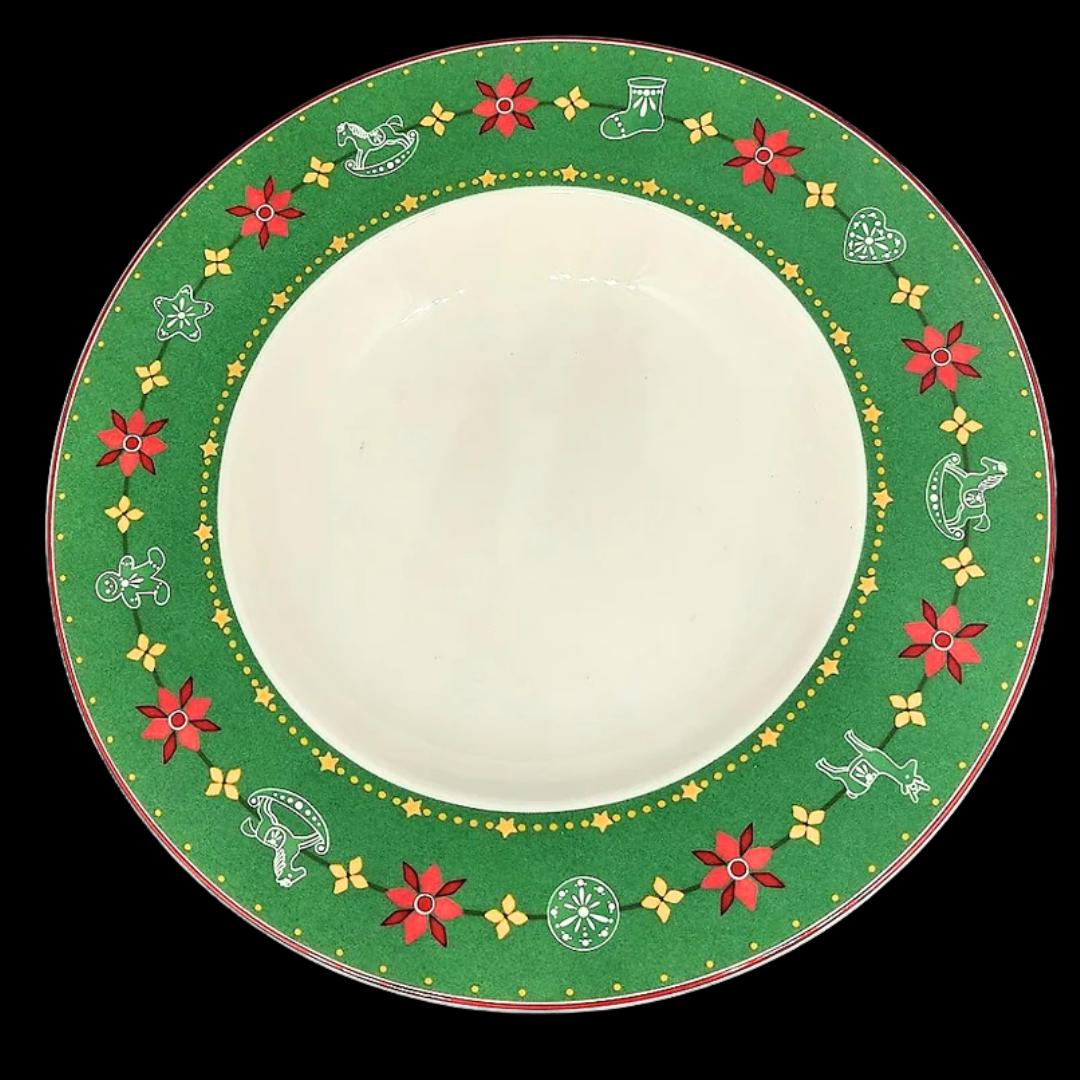 Villeroy & Boch Peaceful Christmas: Suppenteller / tiefer Teller (7121068163209)