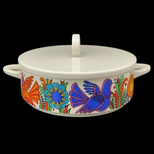 Villeroy & Boch Acapulco: Suppenterrine / Terrine / Schüssel mit Deckel - niedrig (7121059577993)