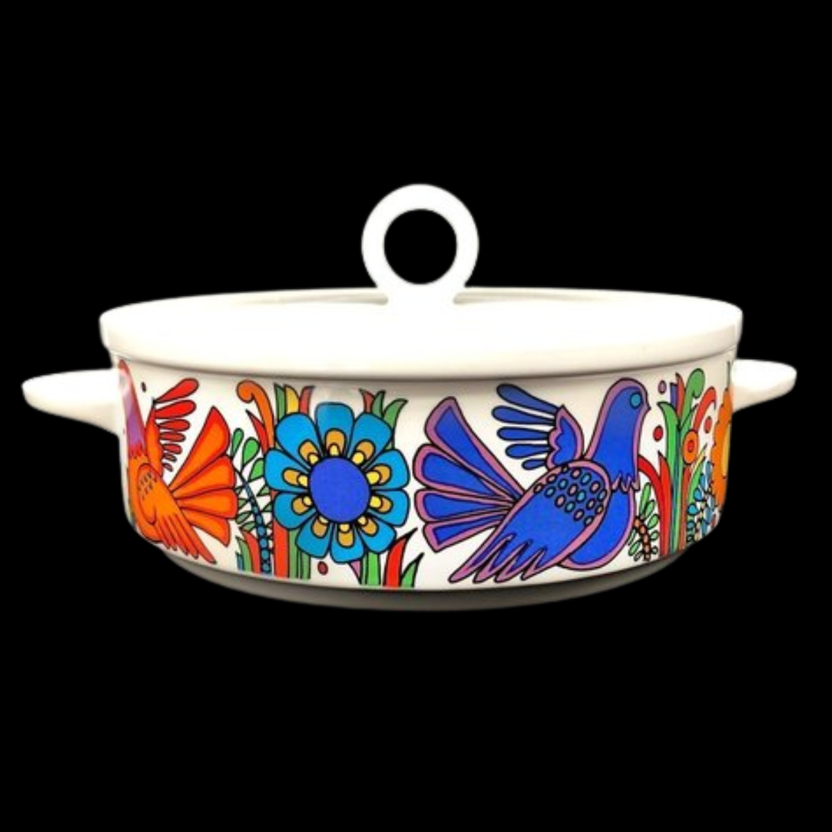 Villeroy & Boch Acapulco: Suppenterrine / Terrine / Schüssel mit Deckel - niedrig (7121059577993)