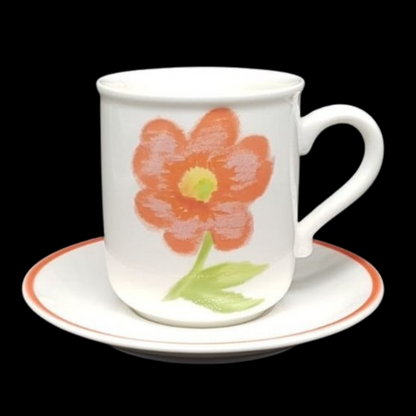 Villeroy & Boch Switch Bonjour: Henkelbecher / Kaffeebecher mit Unterteller (7120733569161)