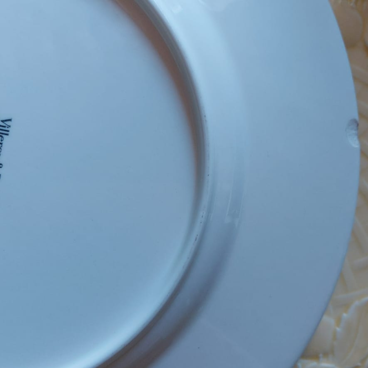 Villeroy & Boch Piemont Estivo hellgelb: Speiseteller / flacher Teller (mit Mangel) (9490281267524)