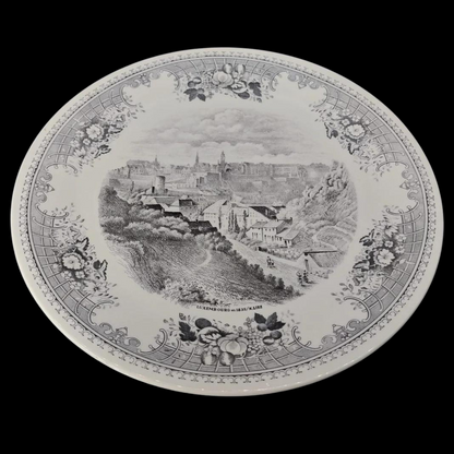Villeroy & Boch Septfontaines "Le grand Duché de Luxembourg": Wandteller (7121118134409)