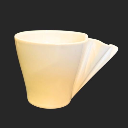 Villeroy & Boch weis wellen griff: Kaffeetasse/ Tasse (8995598401860)