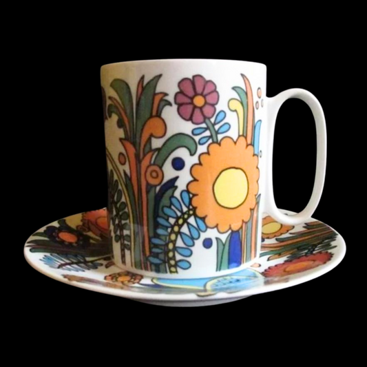 Villeroy & Boch Acapulco: Kaffeebecher / Henkelbecher mit Uteller (neuer Stempel) (7120700604553)