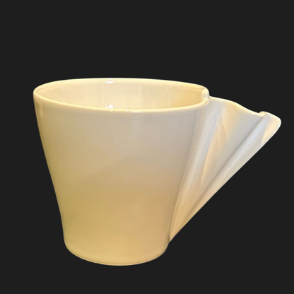 Villeroy & Boch weis wellen griff: Kaffeetasse/ Tasse (8995598401860)