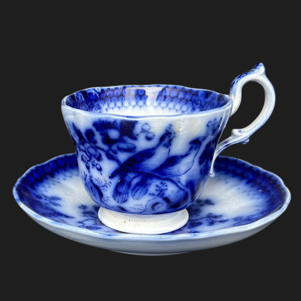 Villeroy & Boch India: Kaffeetasse mit Unterteller (9028855562564)