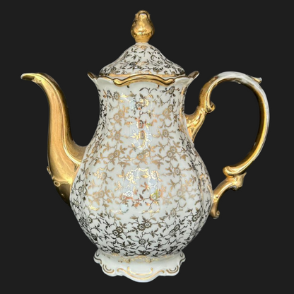 Bavaria Gold Bume : Kaffeekanne, Milchkännchen und Zuckerdose Set (9053528719684)