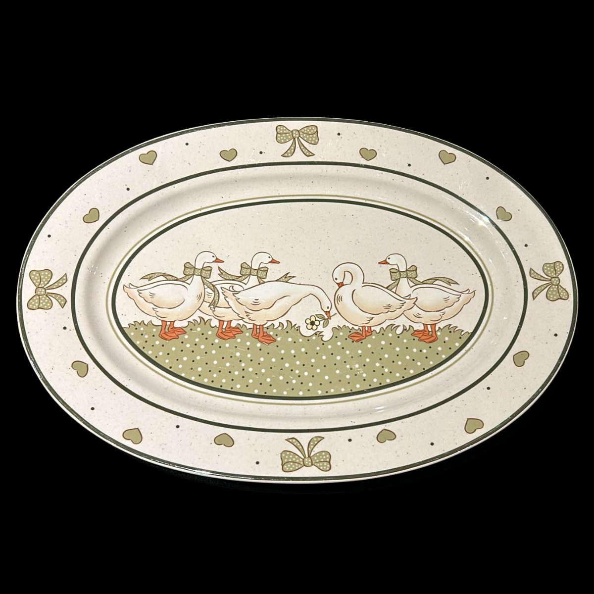 Pfalzkeramik Gänseglück: Fleischplatte / Platte - 29 cm (9064831648068)