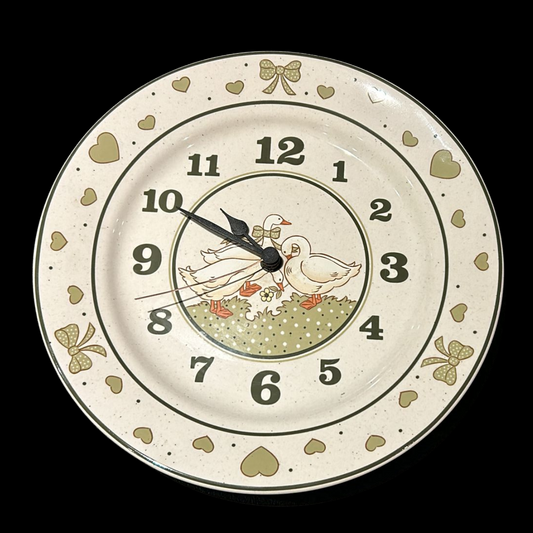 Pfalzkeramik Gänseglück: Uhr (9064888566084)