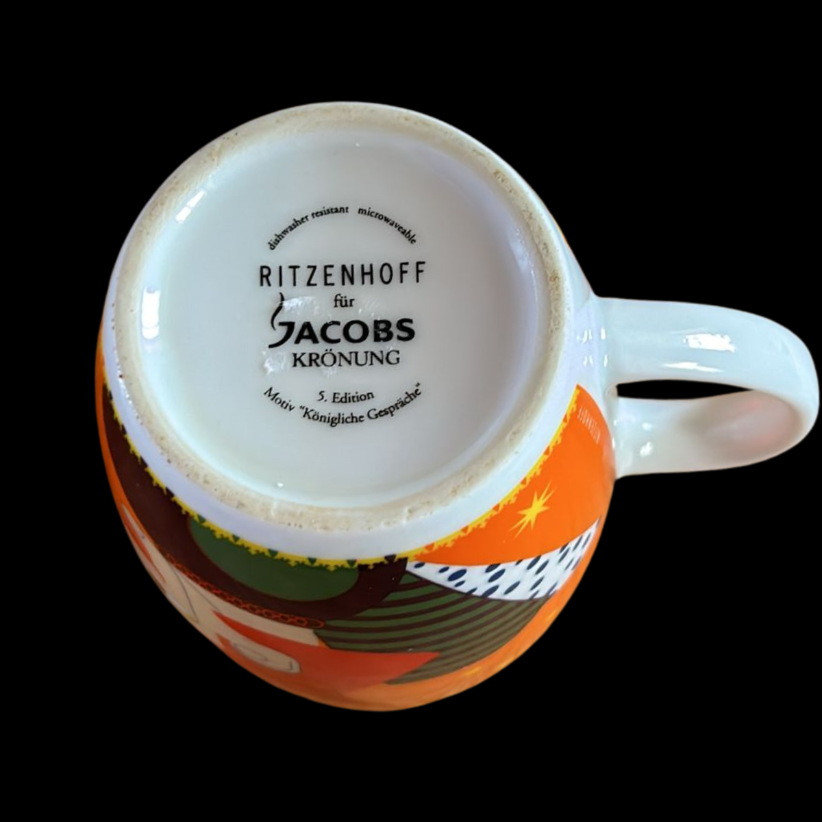 Ritzenhoff Jacobs: Henkelbecher / Kaffeebecher - 5. Edition "Königliche Gespräche" (9364793917764)