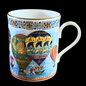 Royal Worcester: Henkelbecher / Kaffeebecher -Flights of Fancy (9364832911684)