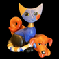 Goebel Rosina Wachtmeister: Katze und Hund "Bella + Oskar" (9397100642628)