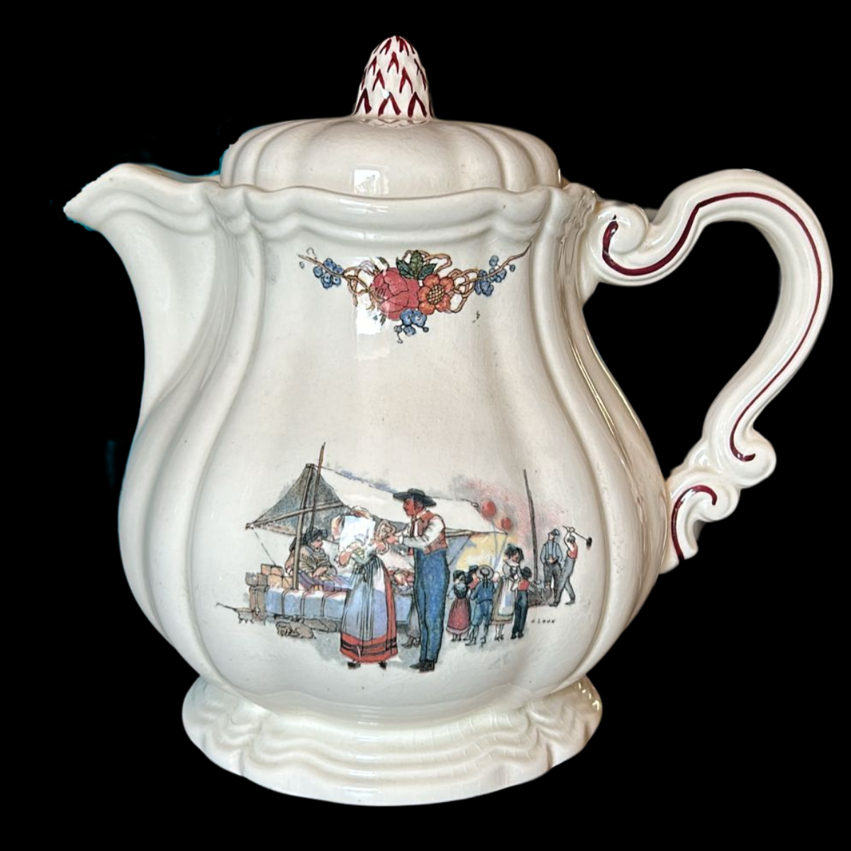 Sarreguemines Obernai France: Teekanne / Kanne (9402001097028)