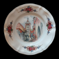 Sarreguemines Obernai France: Brotteller / kleiner Teller - Stadtturm 16,5 cm (9404037824836)
